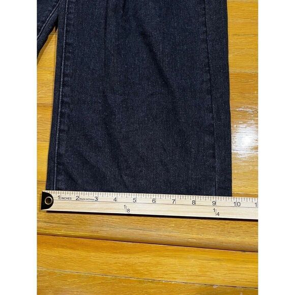 Cider Jeans Women's Size Medium 29x29 Black High Rise Baggy Wide Distressed NWT - Picture 10 of 12